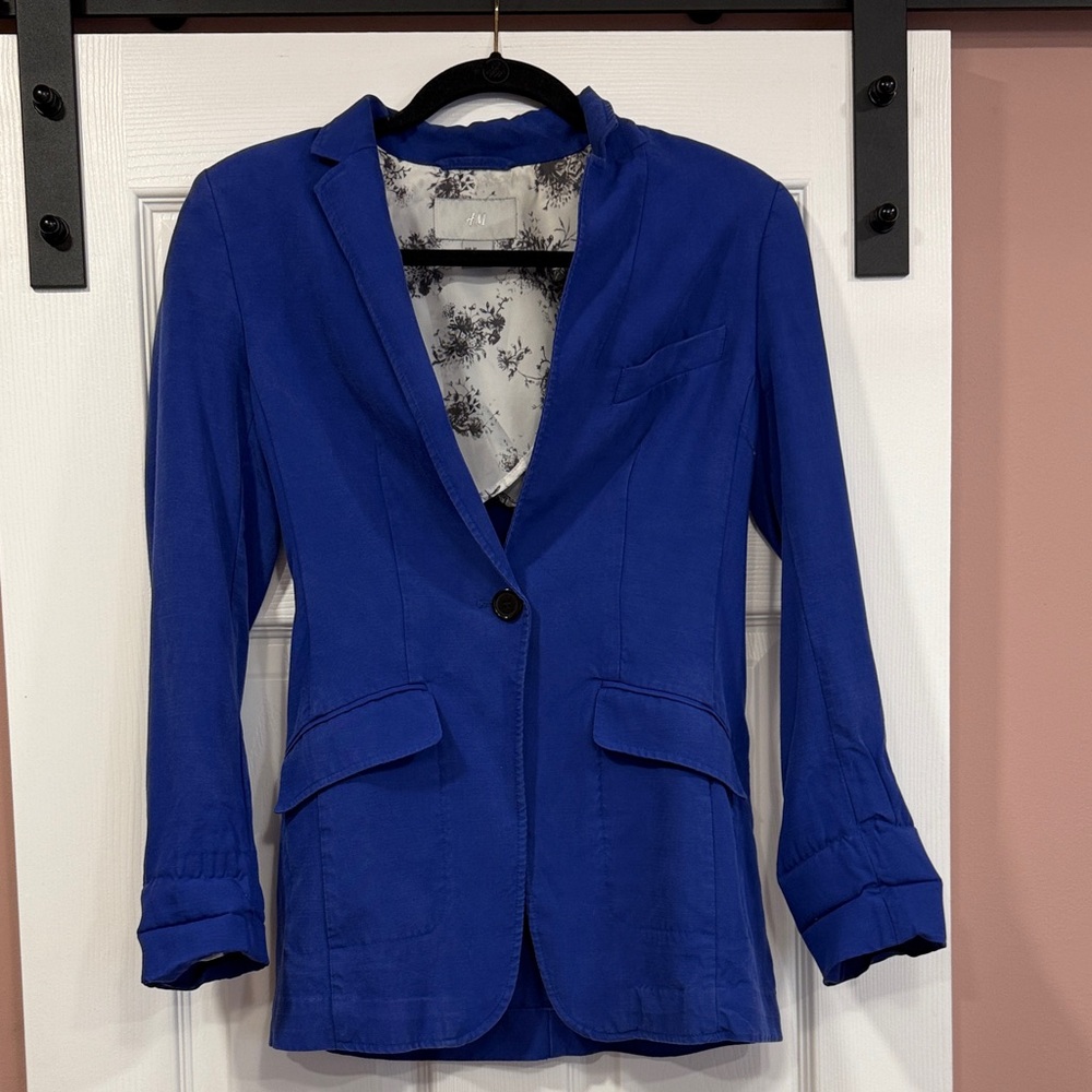 H&M Cobalt Blue Women's Blazer